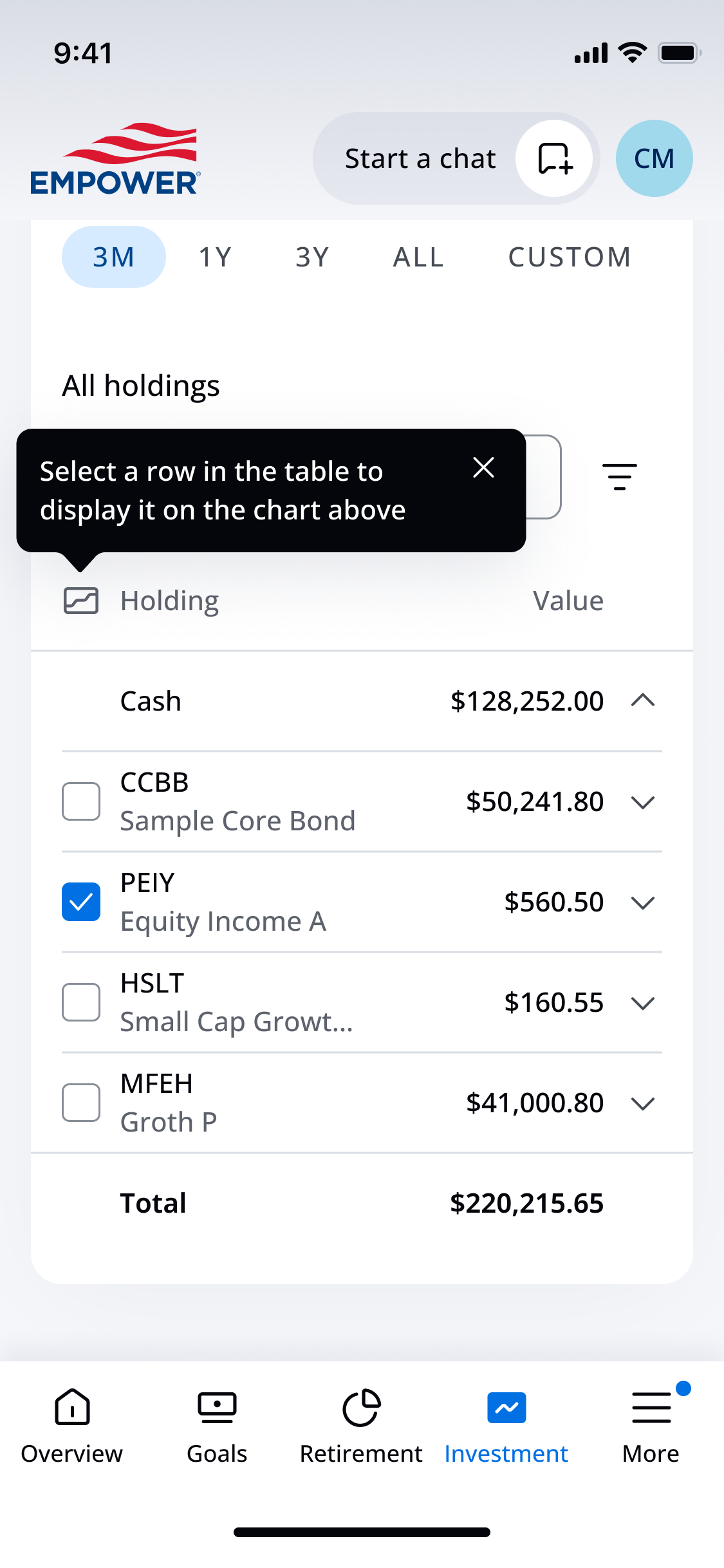 One-tap advisor handoff